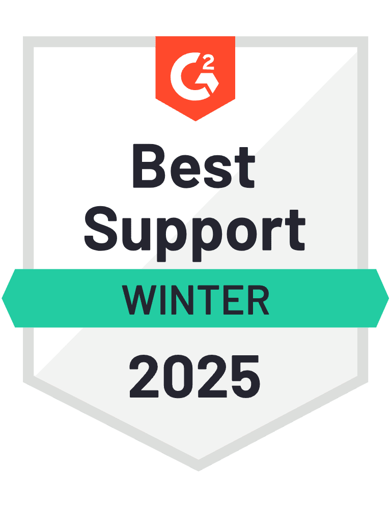 G2 Best Support Winter 2025