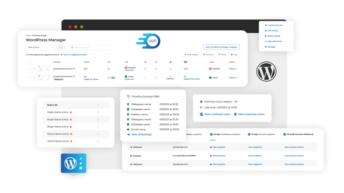 Fully Featured WordPress Manager