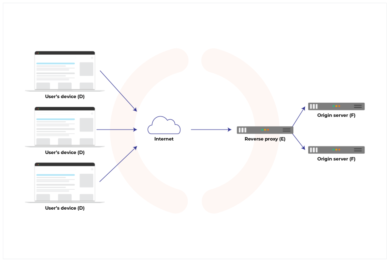 Reverse proxy infographic