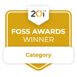 20i FOSS Awards Badge